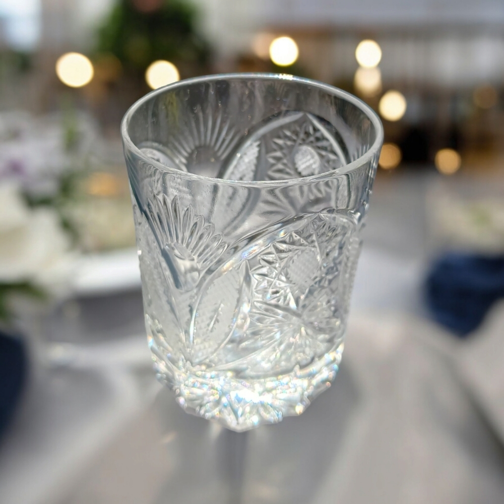 Vega Hungarian Crystal set of 6 shot glasses